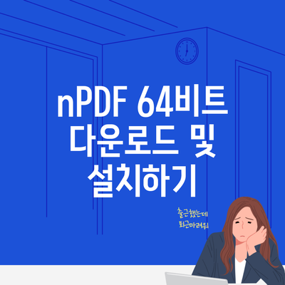 nPDF 64비트 다운로드 및 설치하기