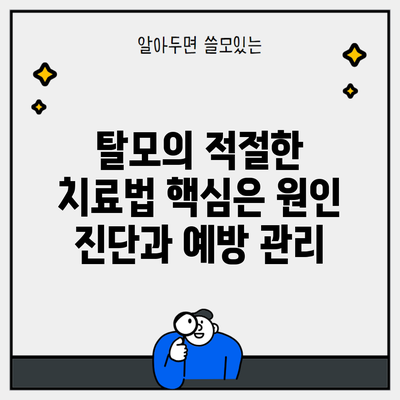 탈모의 적절한 치료법 핵심은 원인 진단과 예방 관리