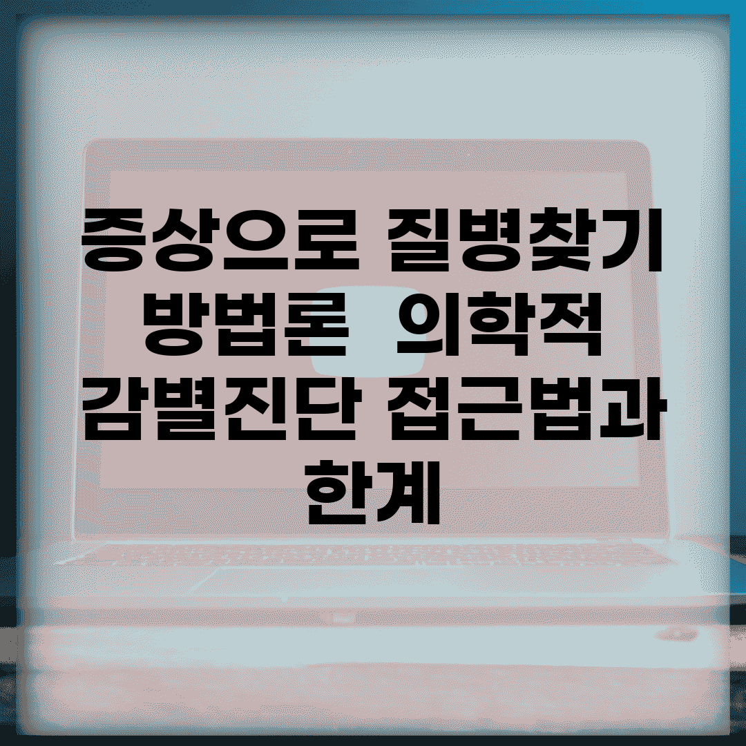 증상으로 질병찾기 방법론 | 의학적 감별진단 접근법과 한계