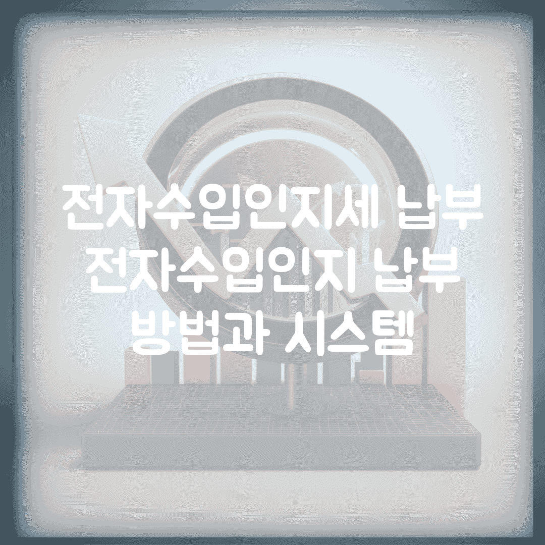 전자수입인지세 납부 | 전자수입인지 납부 방법과 시스템