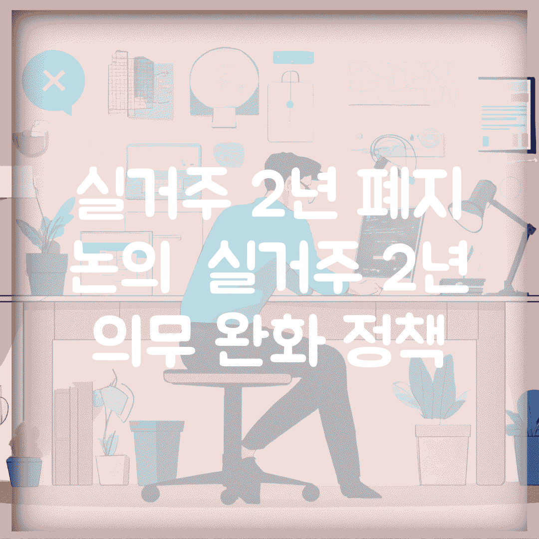 실거주 2년 폐지 논의 | 실거주 2년 의무 완화 정책