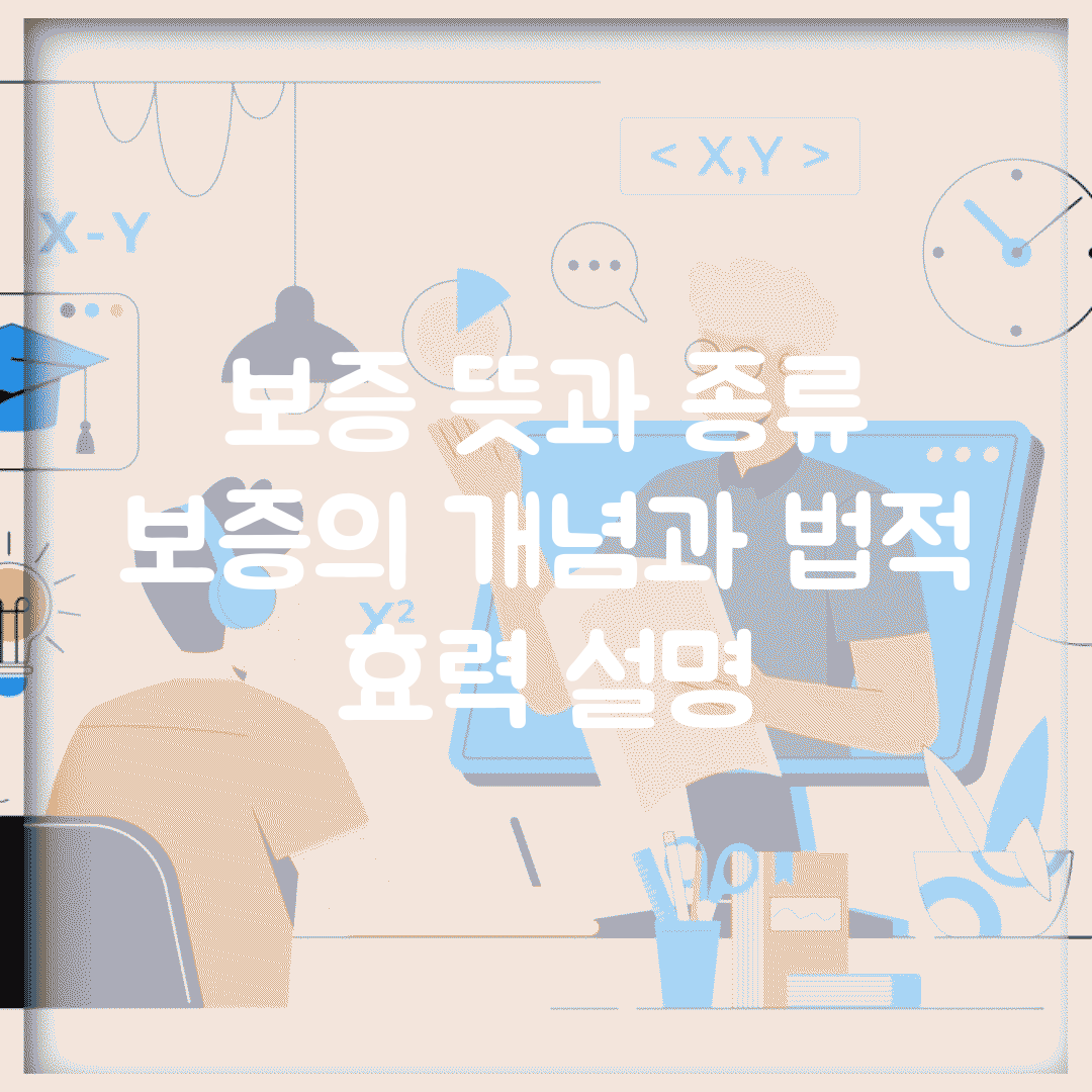 보증 뜻과 종류 | 보증의 개념과 법적 효력 설명