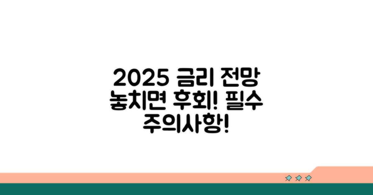 2025년 최신 금리 동향과 주의사항