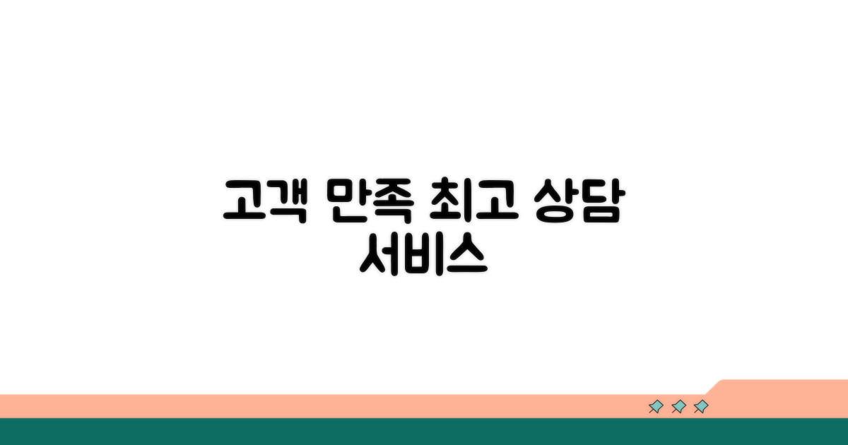 고객 만족을 위한 상담 서비스