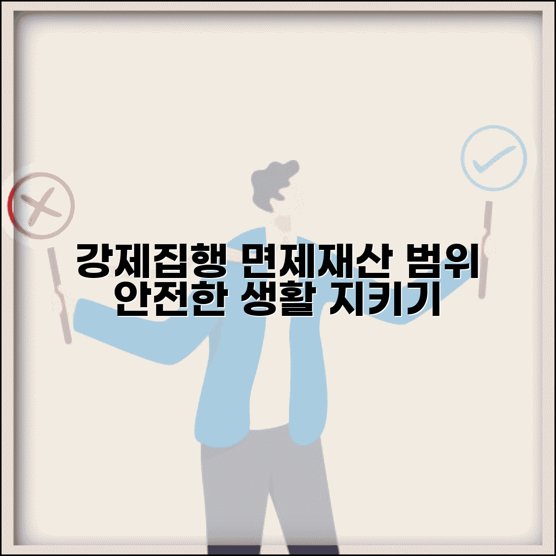 강제집행 면제 재산 | 생활에 필요한 강제집행 면제 재산 범위