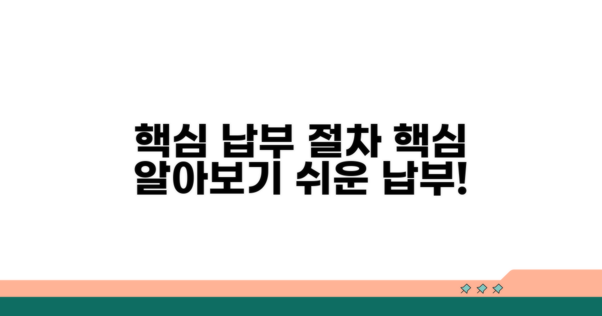 실제 납부 절차 알아보기