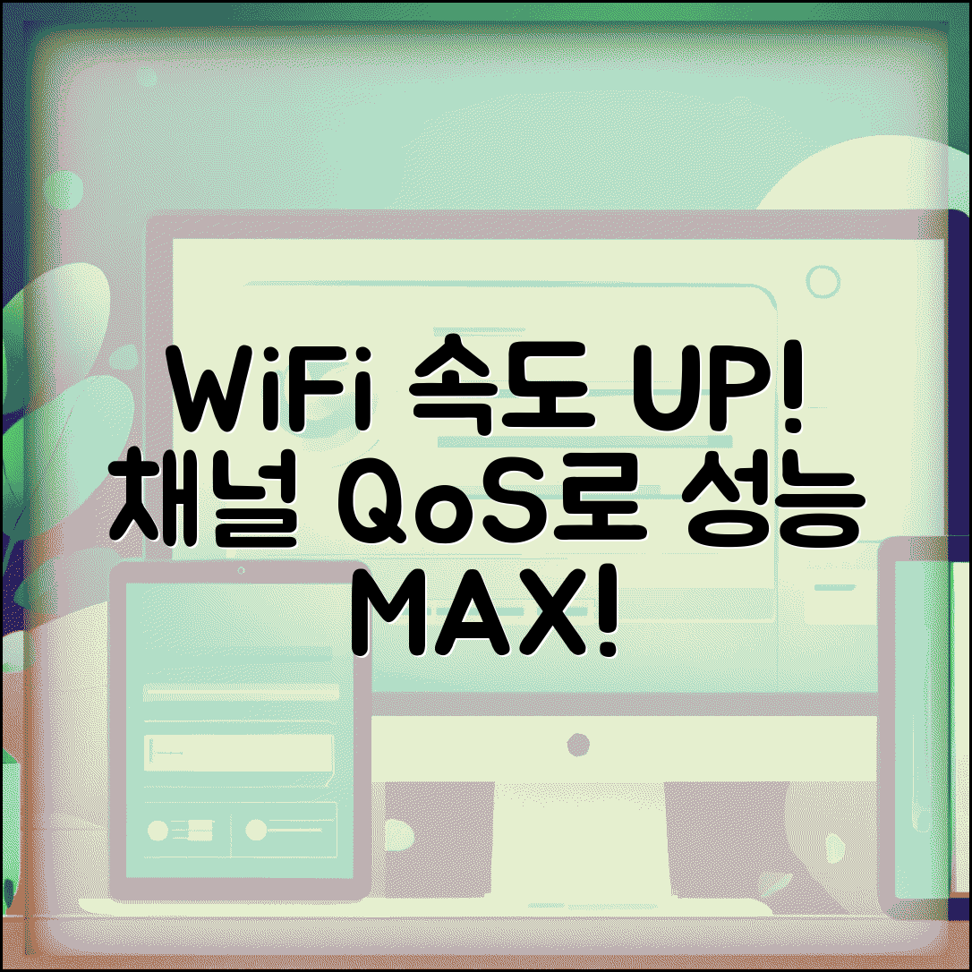 무선 네트워크 속도 최적화 | 채널 변경과 QoS 설정으로 WiFi 성능 극대화하기