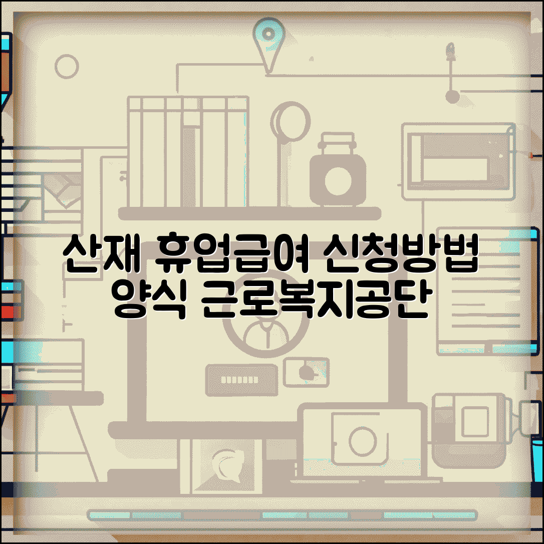 산재 휴업급여 신청서 양식 | 근로복지공단 휴업급여 신청 서식