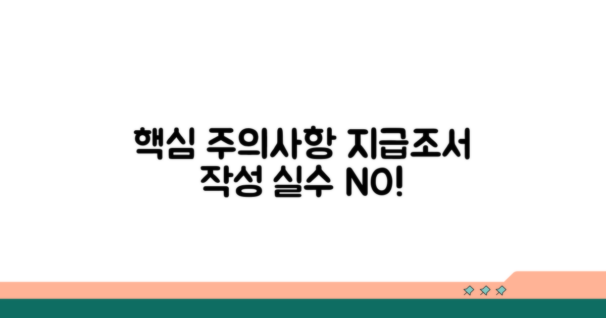 지급조서 작성 시 꼭 알아둘 주의사항