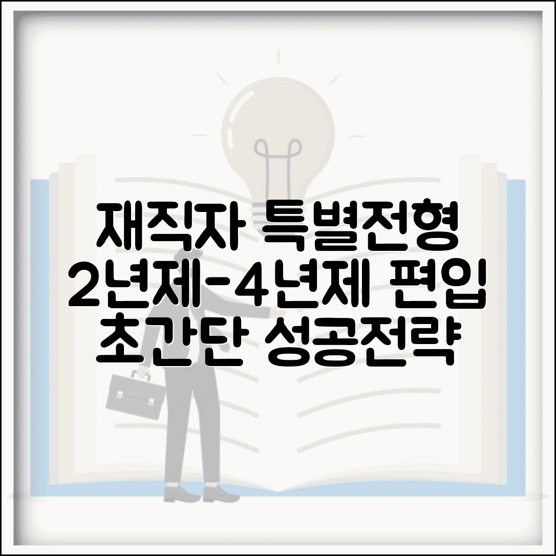 재직자 특별전형 편입 | 2년제에서 4년제로 편입