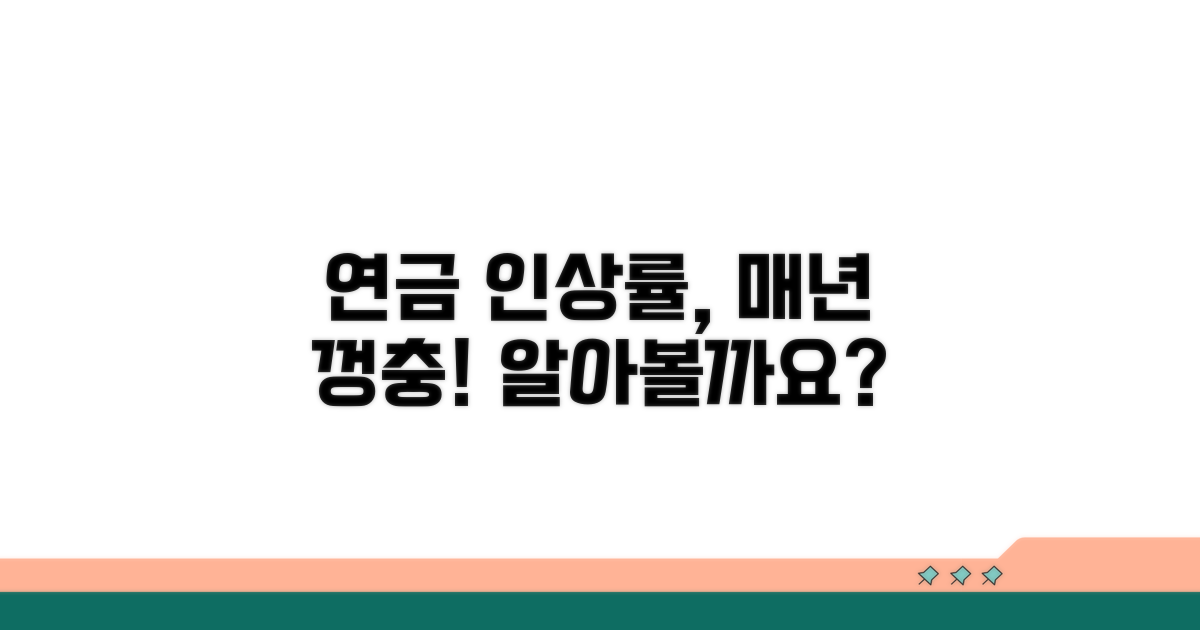 연금액, 매년 얼마나 오를까?