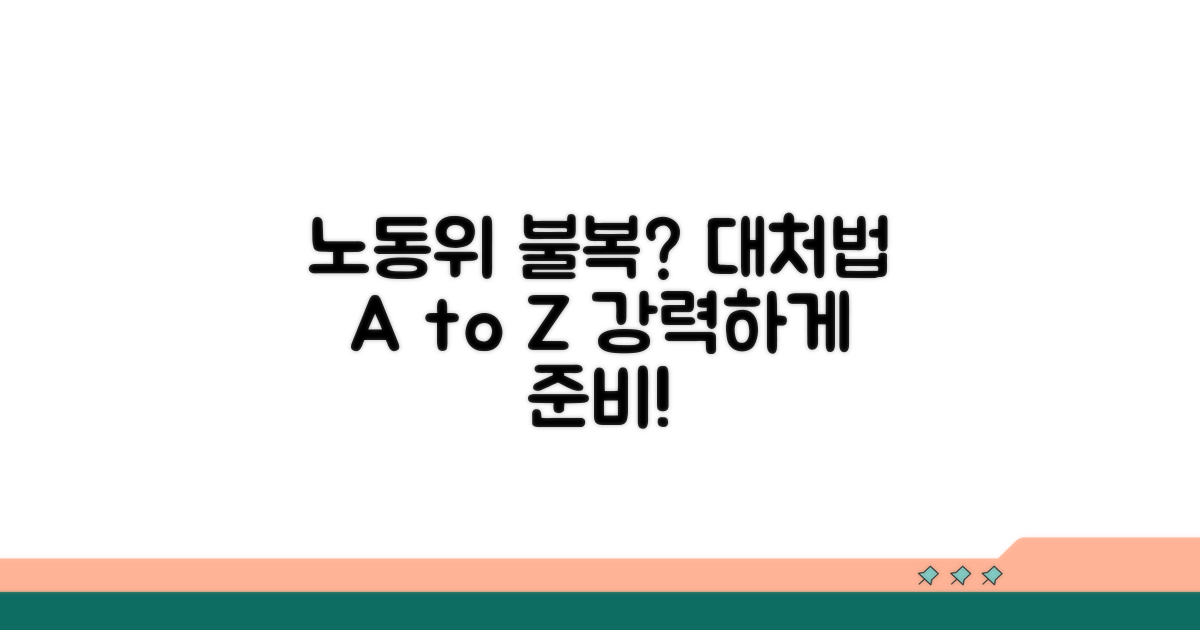 노동위 권고 불복 시 대처 방법