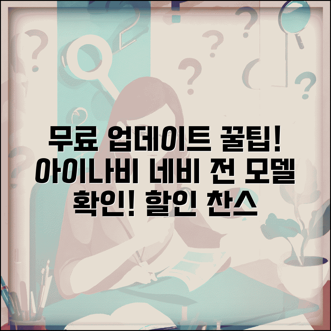 아이나비 네비게이션 업데이트 무료 방법 | 지원 모델 확인 | 할인 정보 안내