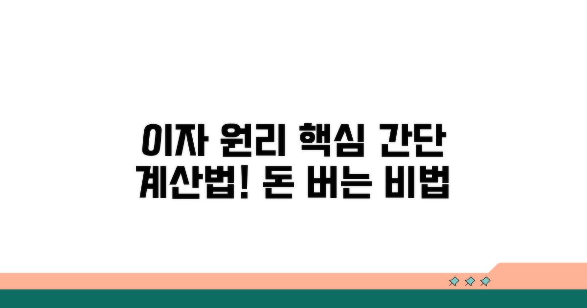 이자 일할계산 원리와 핵심