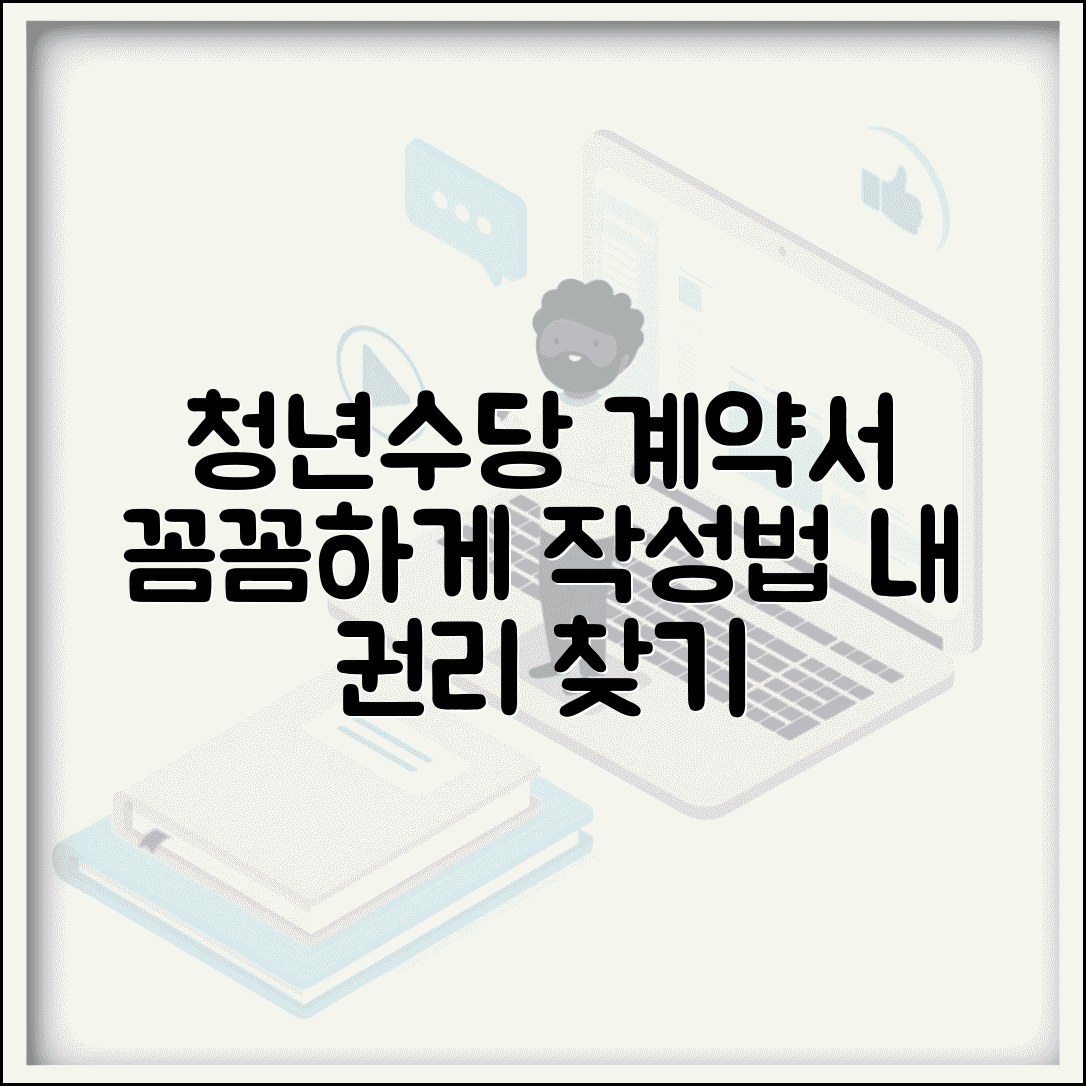 청년수당 근로계약서 작성법 | 법적 효력 있는 문서화 | 권리 보호 방안