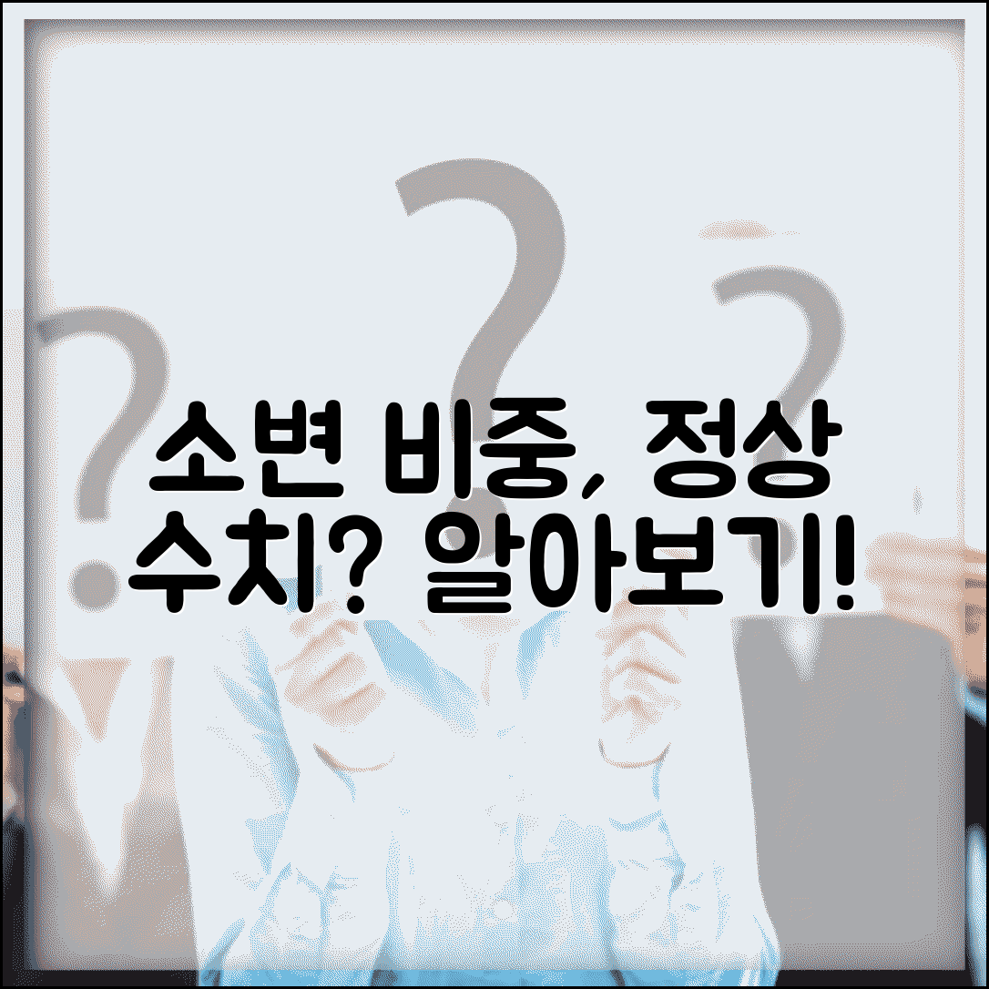 소변 비중 정상 수치 기준 | 소변 농축도 정상 범위