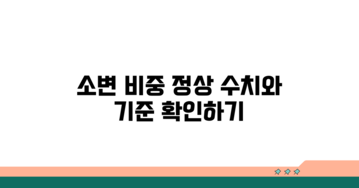 소변 비중 정상 수치와 기준