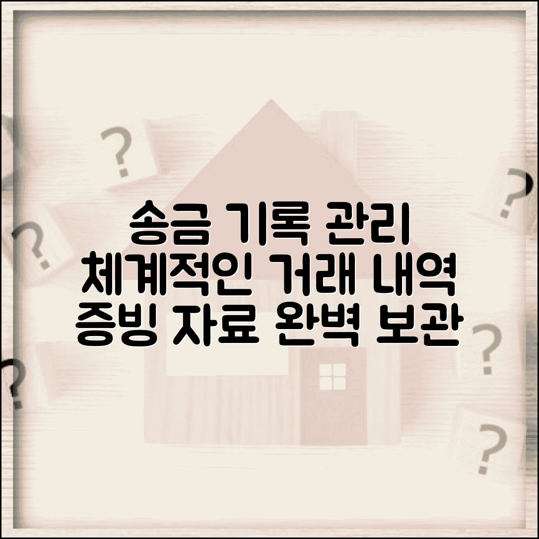 송금받기 기록 관리 보관 | 송금 거래 내역 체계적으로 정리하고 증빙 자료 보관