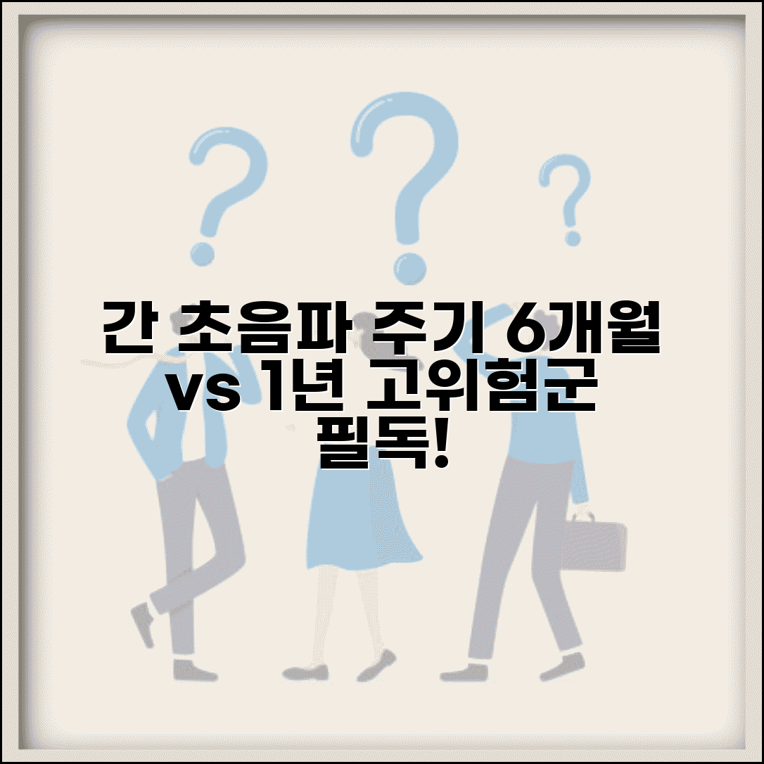 간 초음파 검사 주기 6개월 1년 고위험군 | 간 검사 주기 간경화 간암