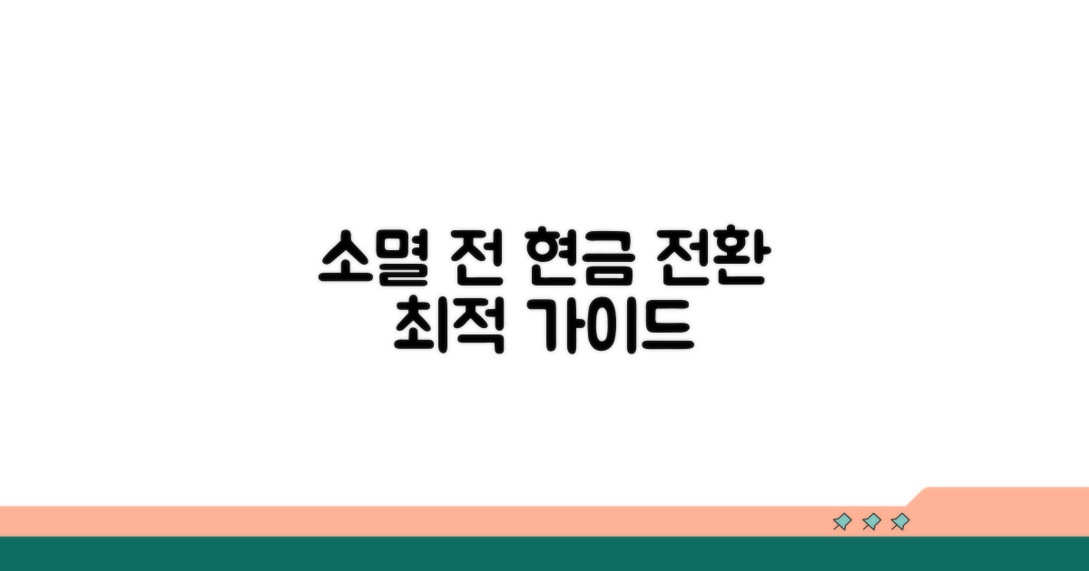 소멸 전 현금 전환 방법 알아보기
