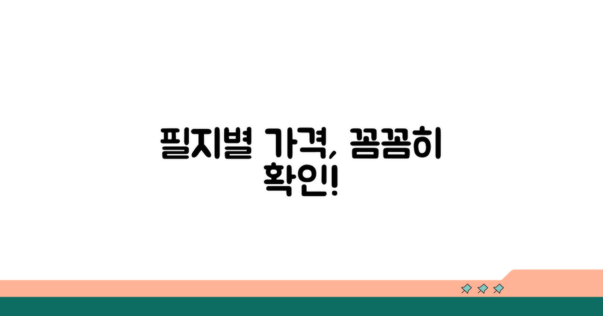 필지별 상세 가격 확인 절차