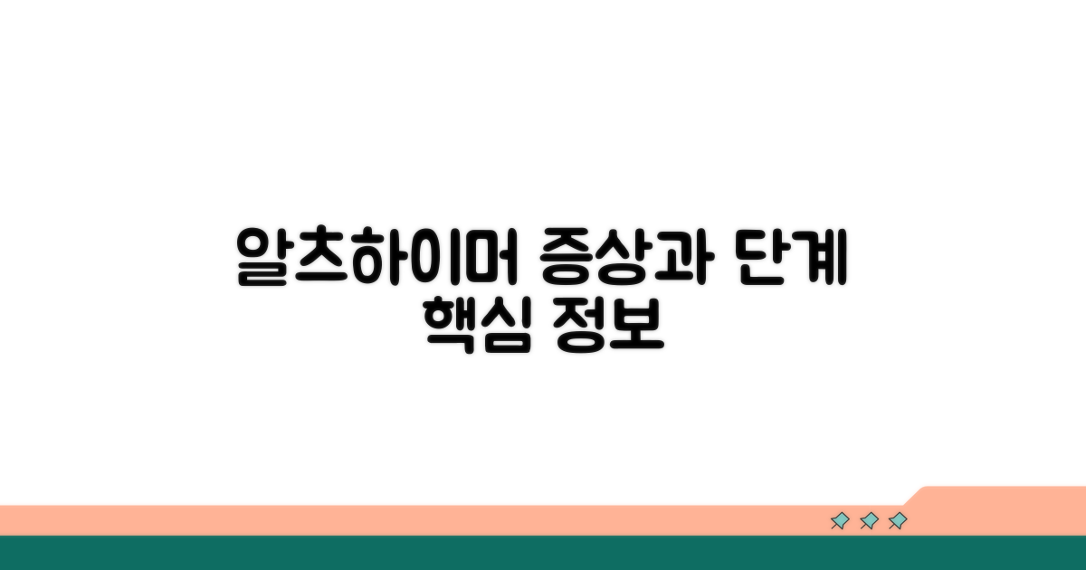 알츠하이머 특징과 진행 과정