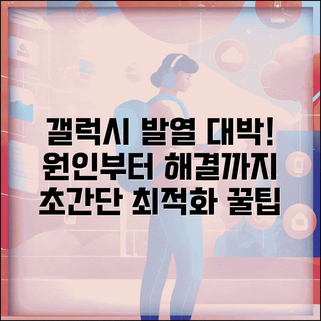 갤럭시 과열 발열 심함 해결 | 갤럭시 뜨거워짐 원인 및 최적화 방법