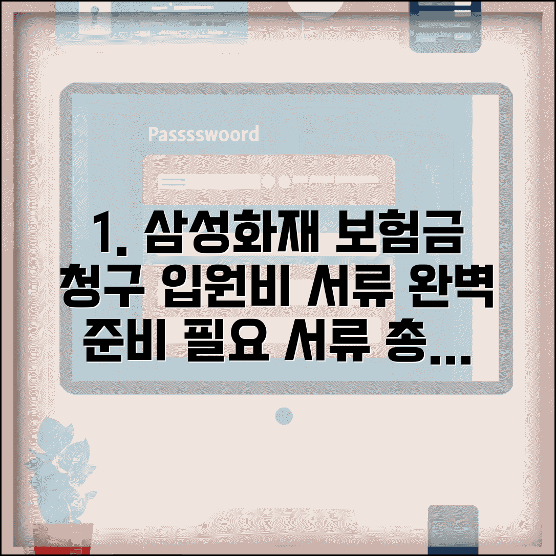 삼성화재 보험금 청구서 양식 | 입원비 청구 서류 준비 방법 및 필요 서류 총정리