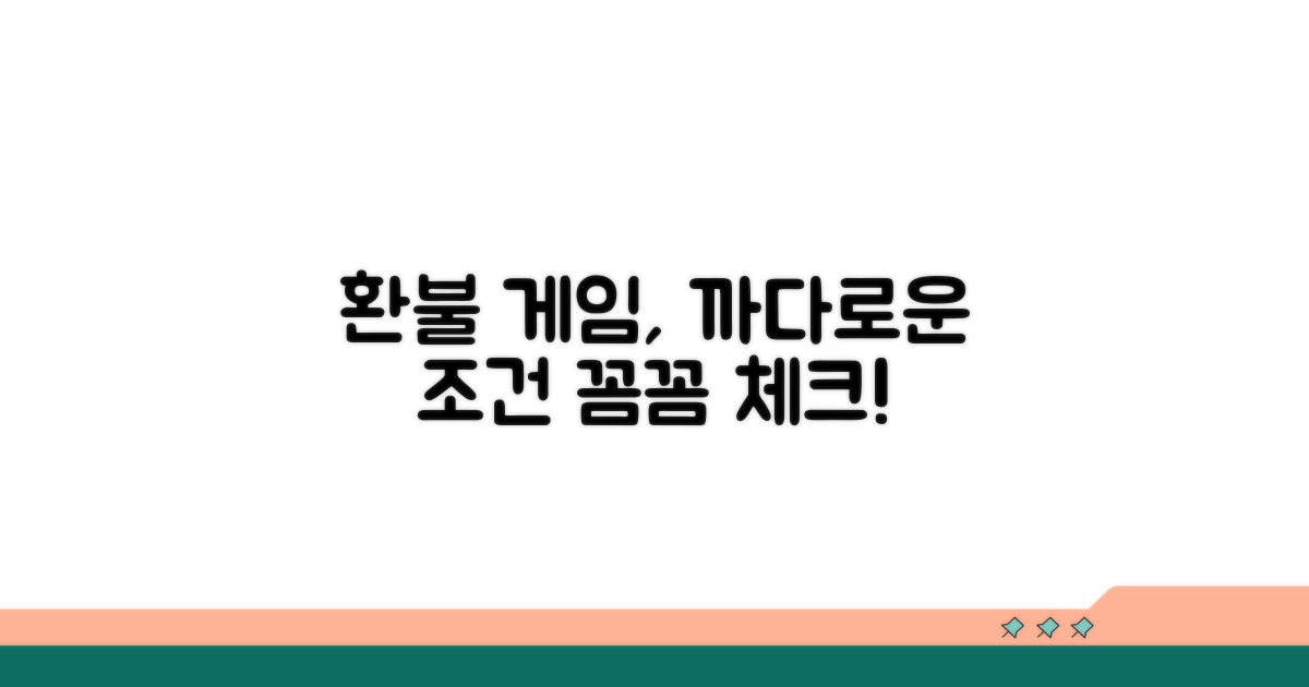 환불 가능한 게임, 까다로운 조건 확인