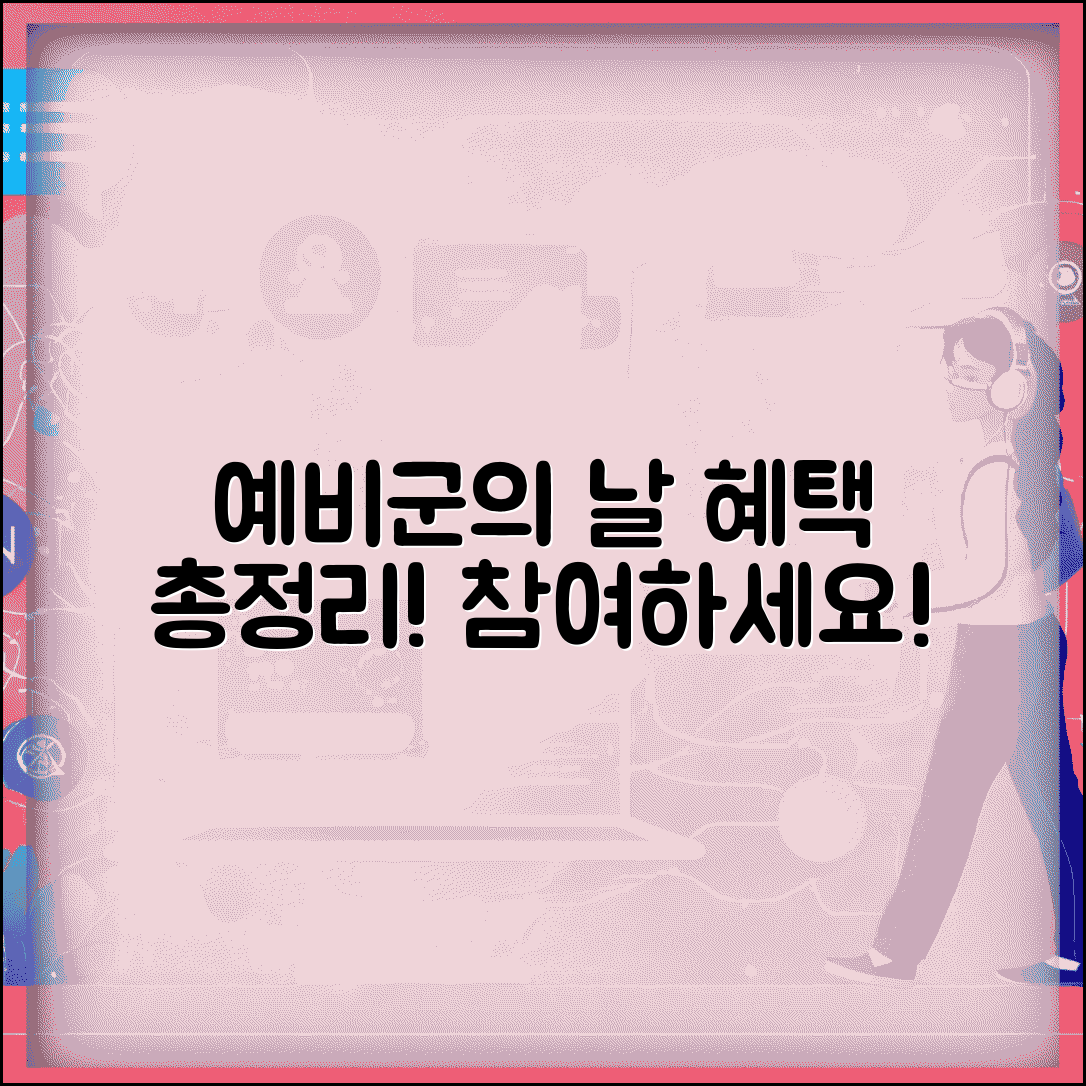 전국 예비군의 날 행사 및 혜택 | 참여 혜택, 포상, 지역별 일정 총정리