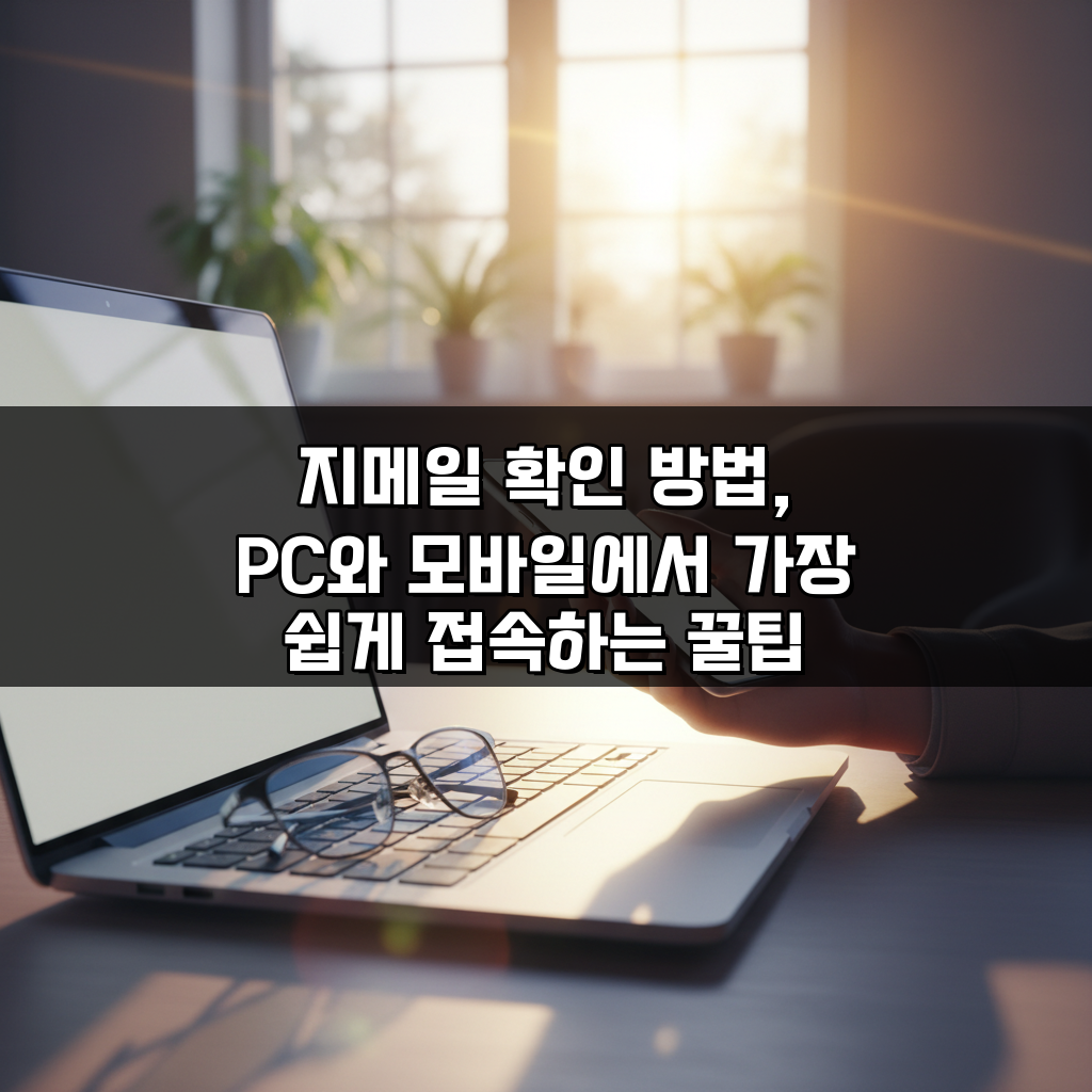 지메일 확인 방법, PC와 모바일에서 가장 쉽게 접속하는 꿀팁
