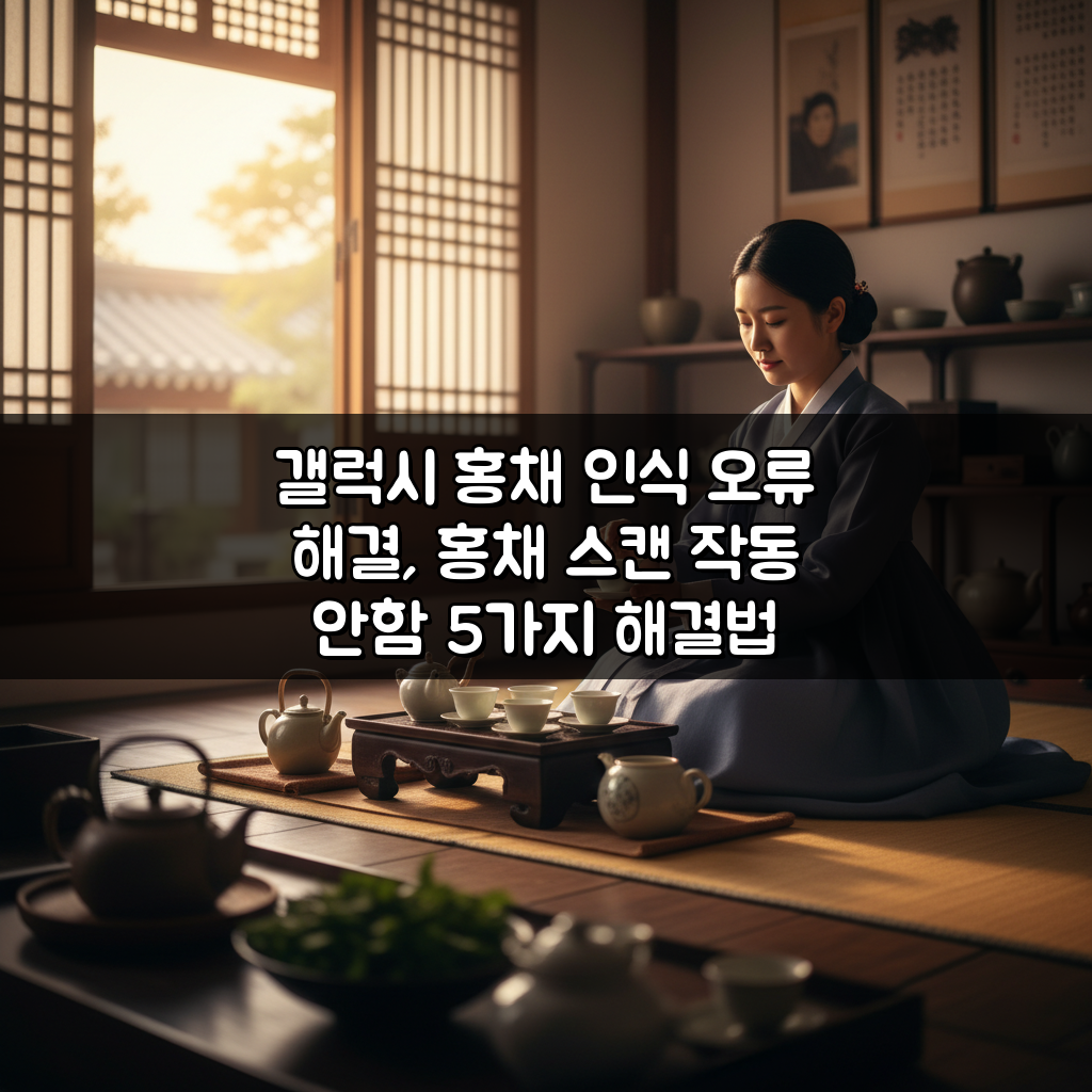 갤럭시 홍채 인식 오류 해결, 홍채 스캔 작동 안함 5가지 해결법