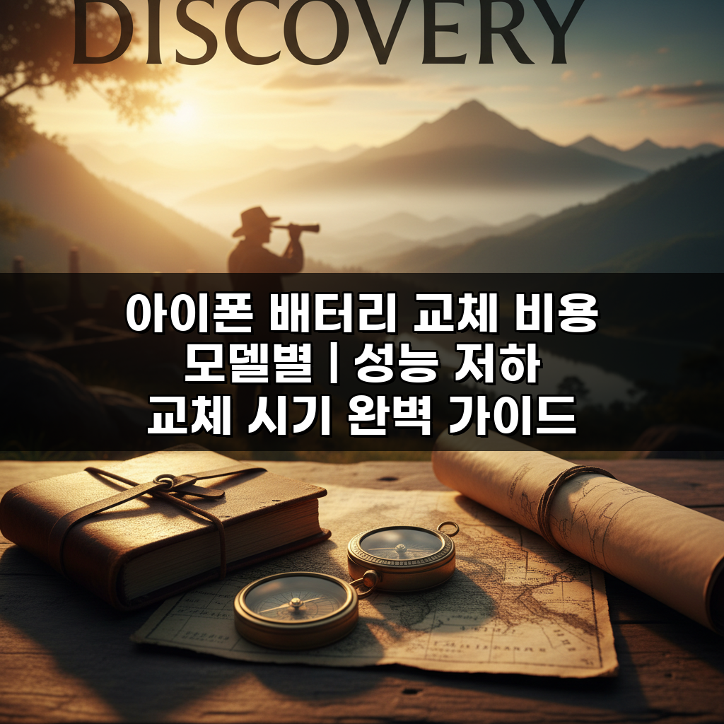 아이폰 배터리 교체 비용 모델별 | 성능 저하 교체 시기 완벽 가이드