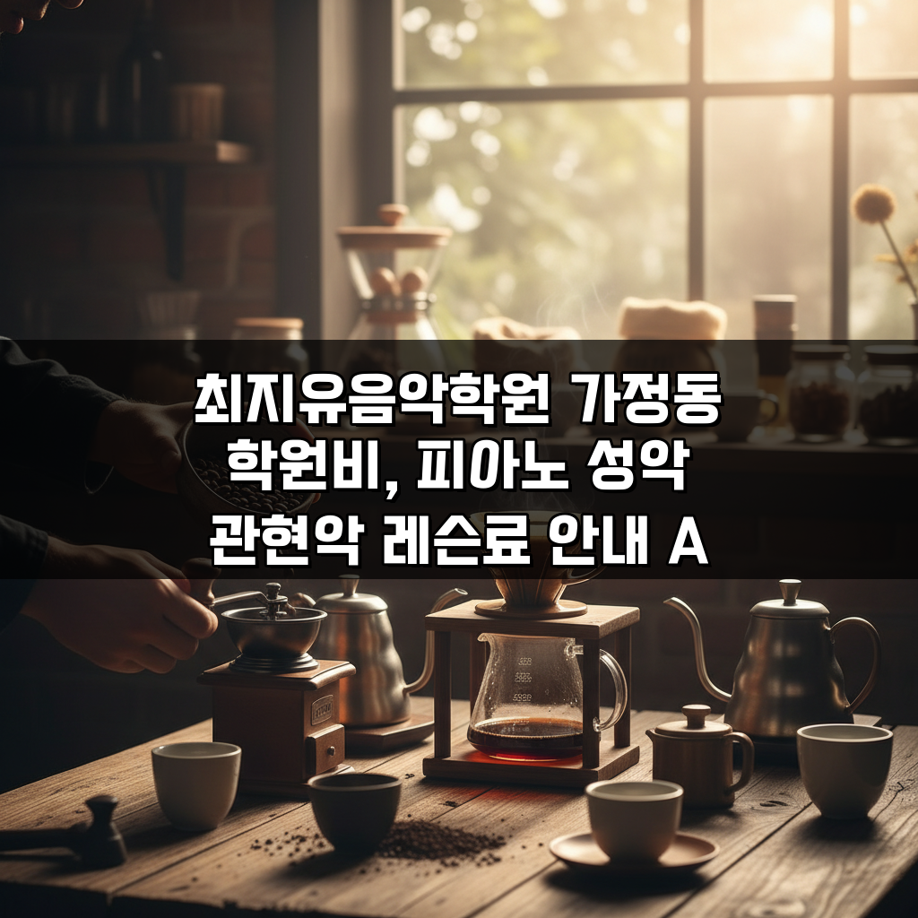 최지유음악학원 가정동 학원비, 피아노 성악 관현악 레슨료 안내 A to Z