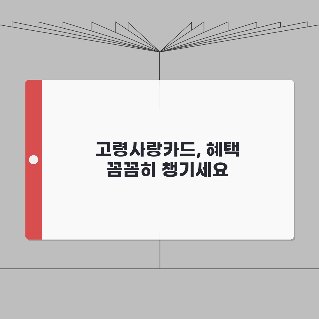 고령사랑카드 소득공제 환불방법 사용법 안내 꿀팁 공유할게요!