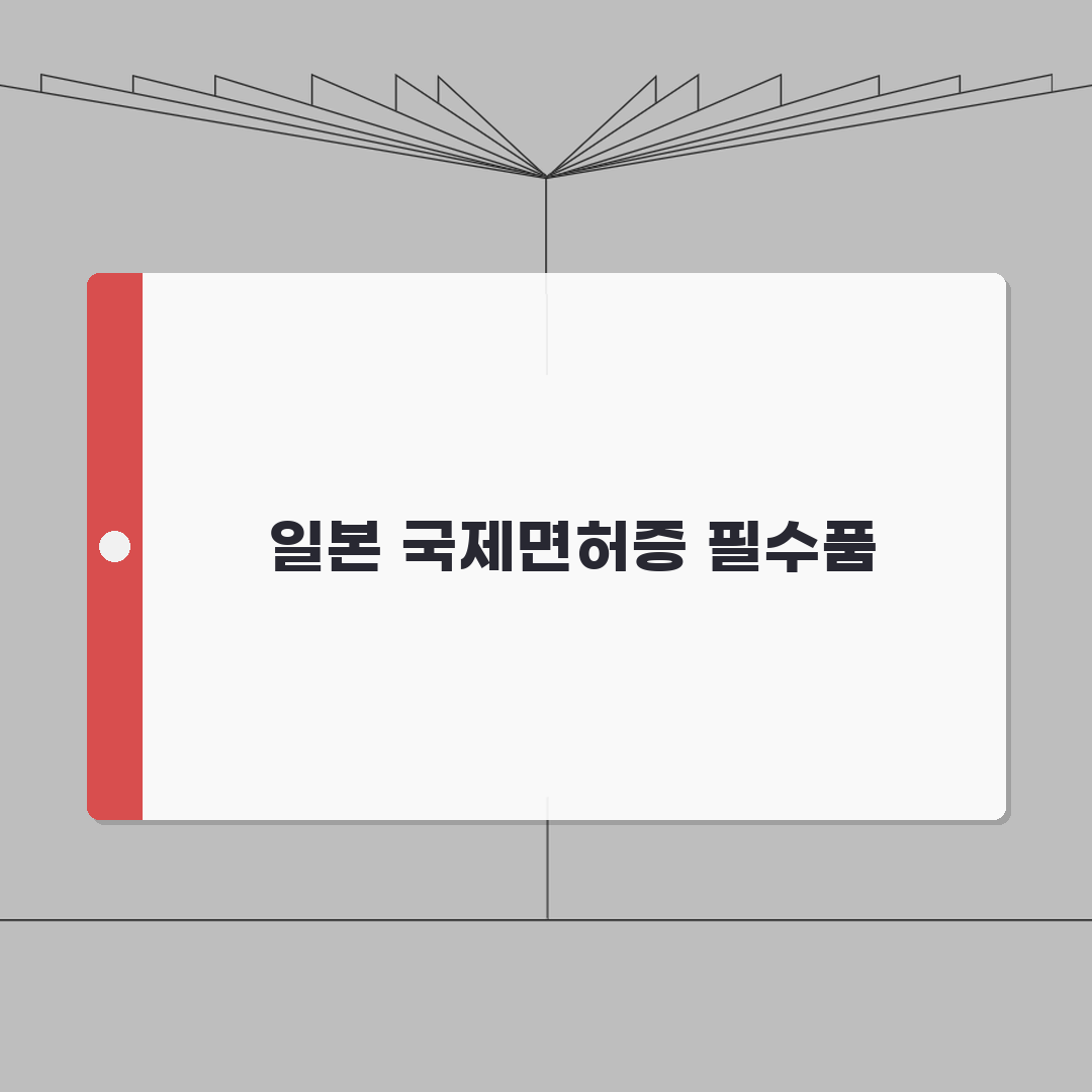 일본 국제면허증 휴대방법 | 운전시 필수 지참서류와 보관요령 꿀팁 공유해요!