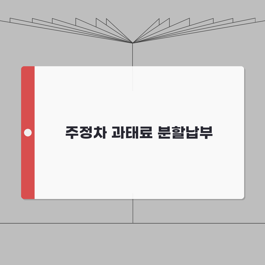 주정차 과태료 분할납부 제도 | 신청자격/절차 + 납부계획 설정방법, 꿀팁 공유할게요!